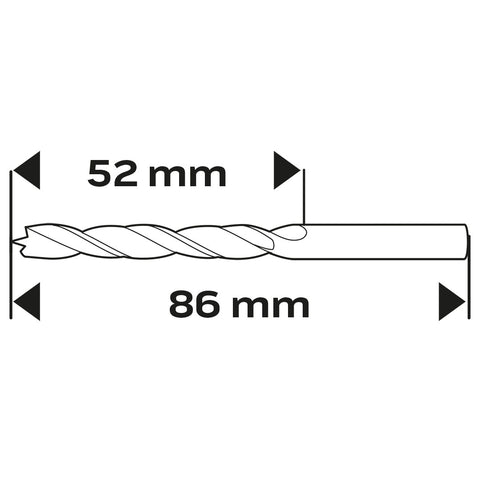 Fafúró 5x85mm, min. rendelés: 5db