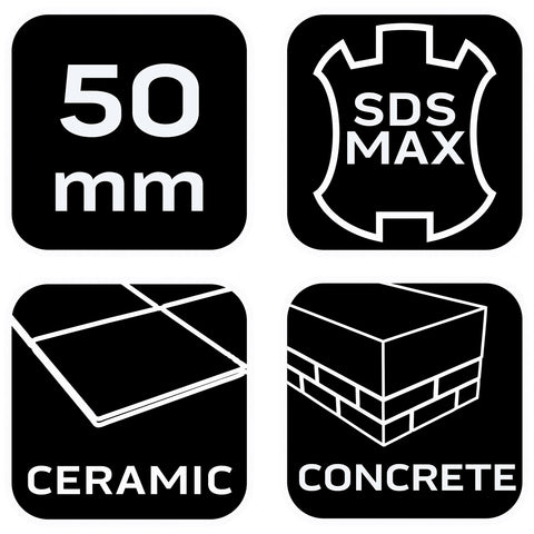 Lapátvéső SDS MAX 50x400mm 25 fokban hajlított, NEO TOOLS