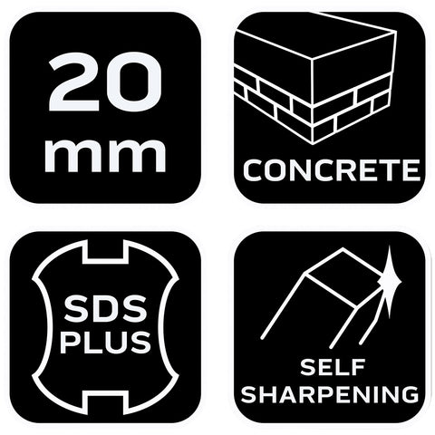 Laposvéső SDS PLUS 20x250mm