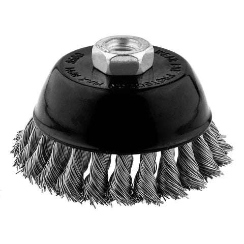 Drótkorong, fazékkefe sodrott 100mm M14