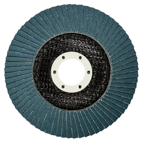 Csiszolókorong lamellás 115x22.2mm, K120, cirkónium INOX, min. rendelés: 5db