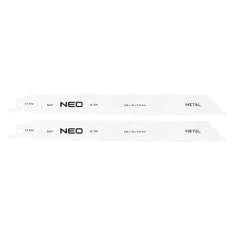 Orrfűrészlap 225mm, fém, INOX, fa, réz, műanyag, alu, 2db