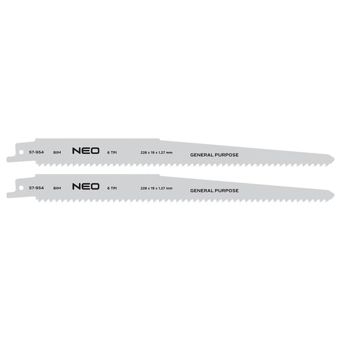Orrfűrészlap 225mm, fém, INOX, fa, réz, műanyag, alu, 2db
