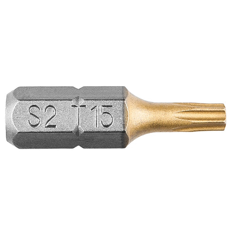 Csavarhúzó bit Torx 15, 25mm, 1/4", 2db, min. rendelés: 3cs