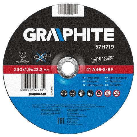 Vágókorong fémhez 230x1.9x22mm, min. rendelés: 5db