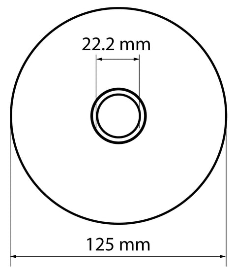 Vágókorong fémhez, alumínium oxid 125x1x22,2 INOX 41 A60-T-BF, min.rendelés: 3db