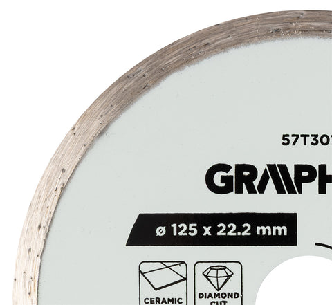 Gyémánt vágókorong 125x22.2mm, vizes