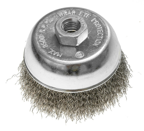 Drótkorong, fazék, hullámos, 100mm, M14