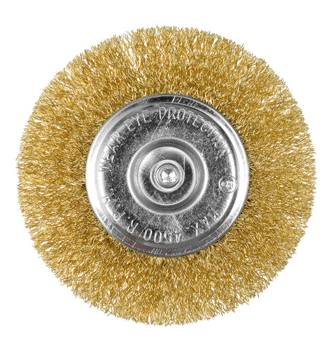 Drótkorong, tányér, hullámos, 100mm, csapos