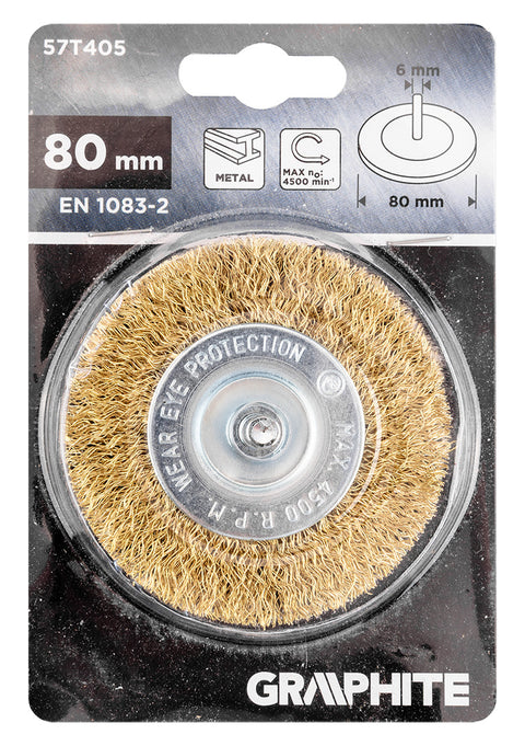 Drótkorong, tányér, hullámos, 80mm, csapos, min.rendelés: 3db