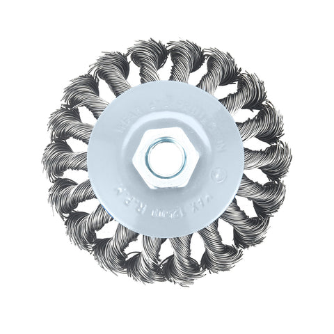 Drótkorong, tányér, sodrott, 125mm, M14