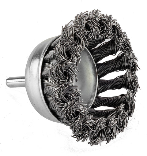 Drótkorong, fazék, sodrott, 75mm, csapos