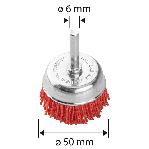 Drótkorong, fazék, műanyag, 50mm, csapos