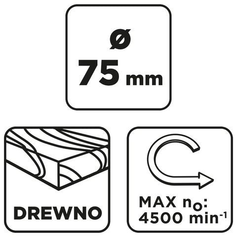 Drótkorong, fazék, műanyag, 75mm, csapos