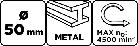 Drótkorong, fazék, hullámos, 50mm, csapos