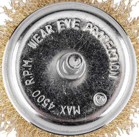 Drótkorong, fazék, hullámos, 75mm, csapos