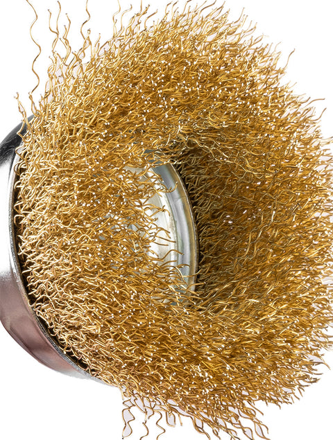 Drótkorong, fazék, hullámos, 75mm, csapos