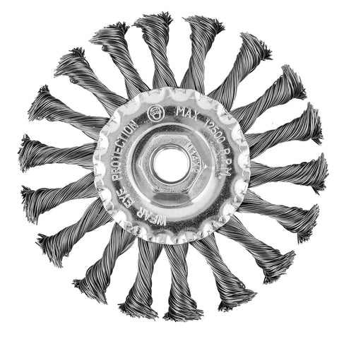 Drótkorong, tányér, sodrott, 115mm, M14