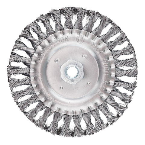 Drótkorong, tányér, sodrott, 150mm, M14