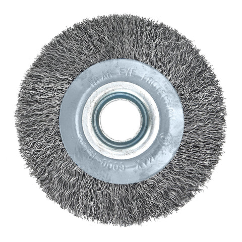 Drótkorong, tányér, hullámos, 125x20mm, asztali gépekre