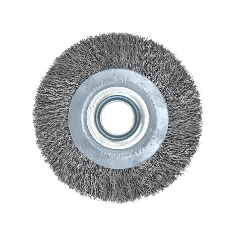 Drótkorong, tányér, hullámos, 150x20mm, asztali gépekre