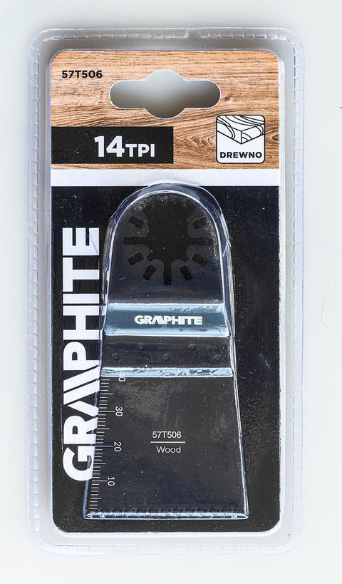 Multigép, rezgőgép lap, HCS, 14TPI, 45mm, egyenes merülőfűrész, 3oldalon élezett fogak, fához