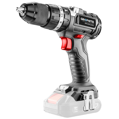 Akkus szénkefementes fúró, csavarozó, ütvefúró ENERGY+ 18V, akku nélkül