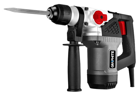 Fúrókalapács vésőfunkcióval, SDS PLUS, 900W, 4J, fogas tokmány, tartozékok, kofferben