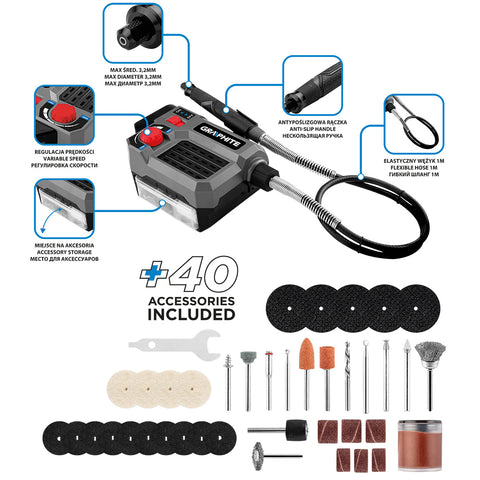 Akkus multi csiszológép ENERGY+ 18V, akku nélkül