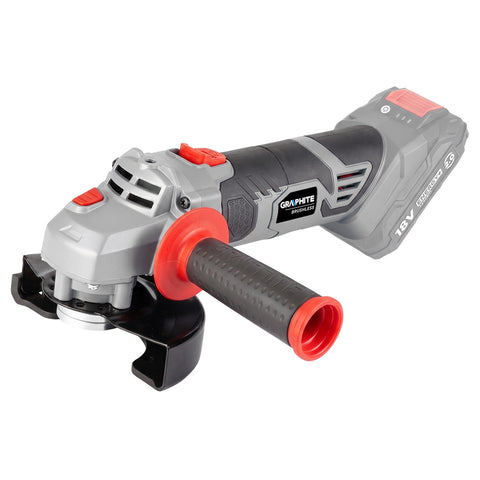 Akkus sarokcsiszoló ENERGY+ 18V, 125mm, 8500/perc, gyors burkolatállítás, akku nélkül