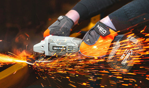Akkus sarokcsiszoló ENERGY+ 18V, 125mm, akku nélkül