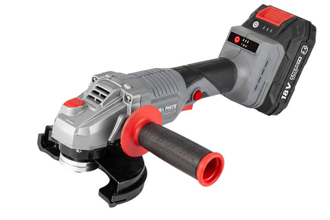 Akkus szénkefementes sarokcsiszoló, ENERGY+ 18V, 125mm, 3 fordulatszám fokozattal, akku nélkül