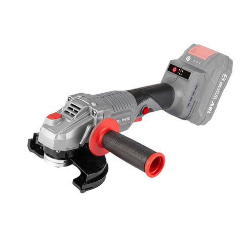 Akkus szénkefementes sarokcsiszoló, ENERGY+ 18V, 125mm, 3 fordulatszám fokozattal, akku nélkül