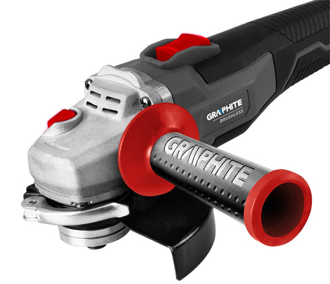 GRAPHITE 58GE142 Akkus szénkefementes sarokcsiszoló, Energy+ ,18V , 125mm, 9200 ford/perc, akku nélkül