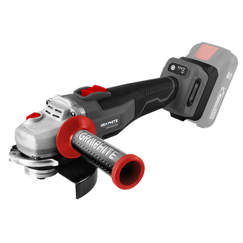 GRAPHITE 58GE142 Akkus szénkefementes sarokcsiszoló, Energy+ ,18V , 125mm, 9200 ford/perc, akku nélkül