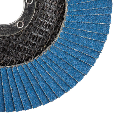 Csiszolókorong lamellás 115x22,2mm, P100 inox, fém, fa