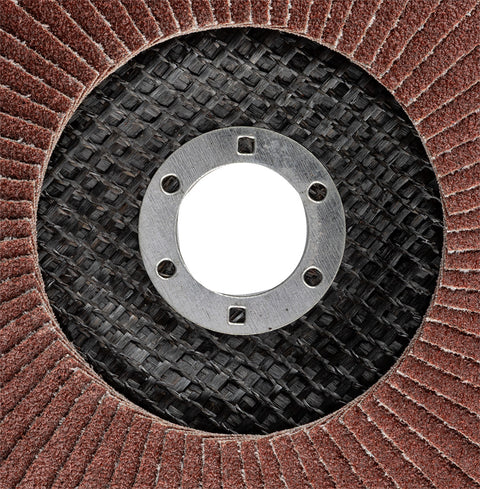 Csiszolókorong lamellás 125x22,2mm, P80 fém, fa, min.rendelés: 3db