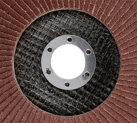 Csiszolókorong lamellás 125x22,2mm, P100 fém, fa, min.rendelés: 3db