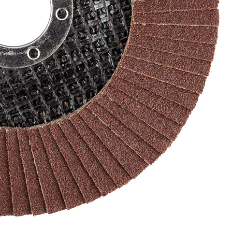 Csiszolókorong lamellás 125x22,2mm, P120 fém, fa, min.rendelés: 3db