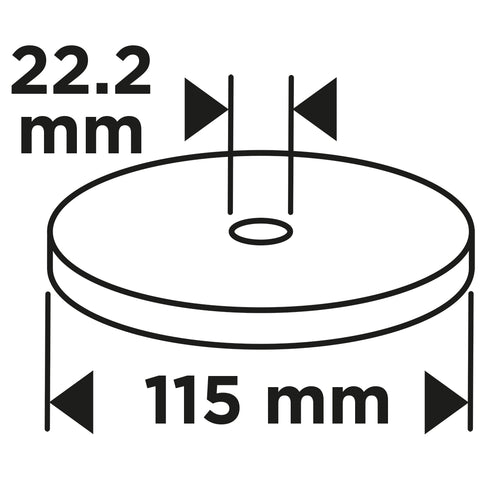 Csiszolókorong lamellás 115x22,2mm, P120 fém, fa, min.rendelés: 3db
