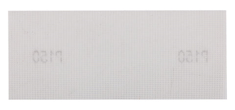 Csiszolóháló fehér 115x280mm, fa, fém, műanyag, űveg, gipszkarton csiszoláshoz, P150, min. rendelés: 3db