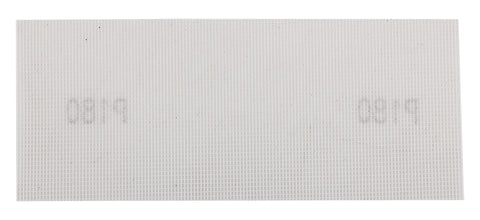 Csiszolóháló fehér 115x280mm, fa, fém, műanyag, űveg, gipszkarton csiszoláshoz, P180, min. rendelés: 3db