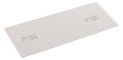 Csiszolóháló fehér 115x280mm, fa, fém, műanyag, űveg, gipszkarton csiszoláshoz, P180, min. rendelés: 3db