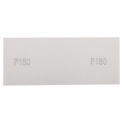 Csiszolóháló fehér 115x280mm, fa, fém, műanyag, űveg, gipszkarton csiszoláshoz, P180, min. rendelés: 3db