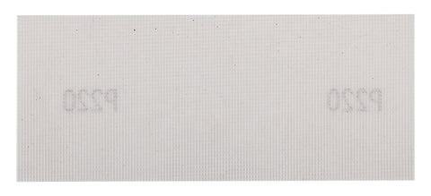 Csiszolóháló fehér 115x280mm, fa, fém, műanyag, űveg, gipszkarton csiszoláshoz, P220, min. rendelés: 3db