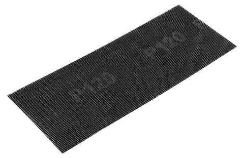 Csiszolóháló 115x280mm, fa, fém, műanyag, űveg, gipszkarton csiszoláshoz, P120, min. rendelés: 3db