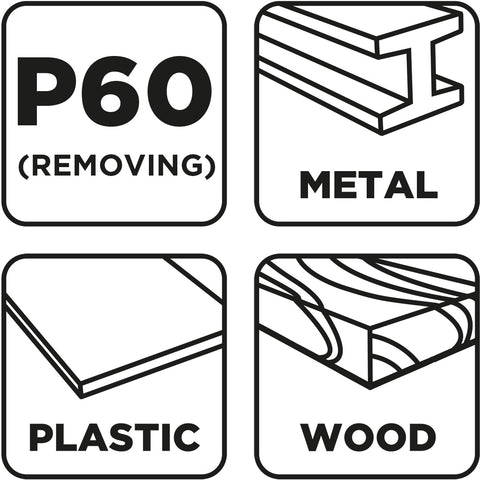 Csiszolószivacs 70x25x100mm, P60, min.rendelés: 3db