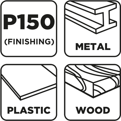 Csiszolószivacs 70x25x100mm, P150, min.rendelés: 3db