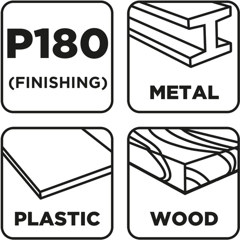 Csiszolószivacs 70x25x100mm, P180, min.rendelés: 3db
