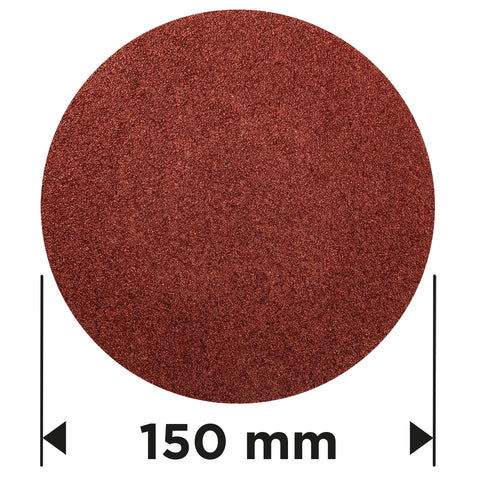 Csiszolókorong tépőzáras 150mm, P100, 5db, min.rendelés: 3db